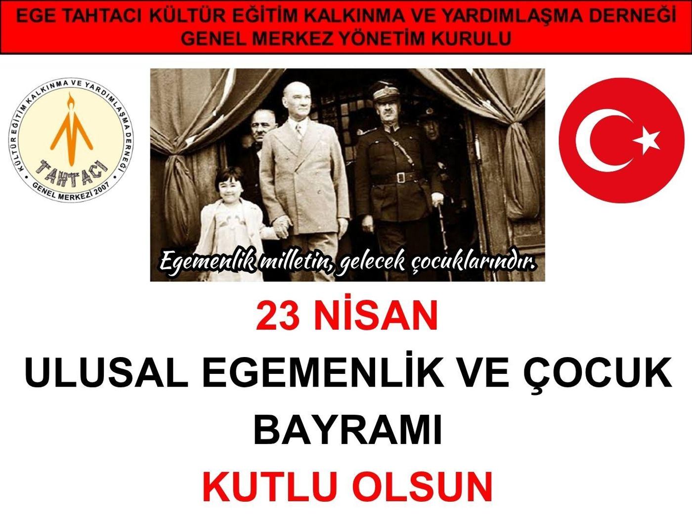 23 NİSAN ULUSAL EGEMENLİK VE ÇOCUK BAYRAMI, BAZI ŞUBELERİMİZDE ETKİNLİKLER YAPILARAK KUTLANDI - Fotoğraf 1