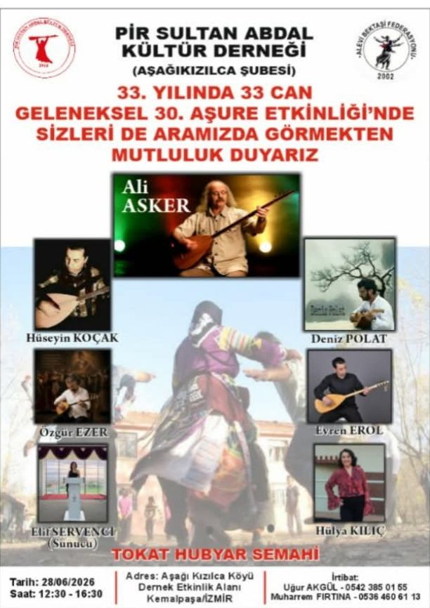 28 HAZİRAN PAZAR GÜNÜ, GENEL SAYMANIMIZ HALİL SULU VE İZMİR İLİ KEMALPAŞA ÇINARKÖY ŞUBEMİZ, PİR SULTAN ABDAL DERNEĞİNİN KEMALPAŞA AŞAĞIKIZILCA KÖYÜNDE DÜZENLEMİŞ OLDUĞU ETKİNL - Fotoğraf 3